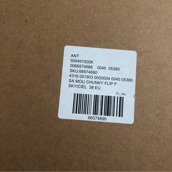 Mou Chunky Flip-flop Padded Suede Sandals- 7 - Picture 10 of 15